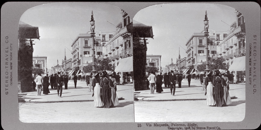 Palermo – via Maqueda (positivo) di anonimo (inizio XX)