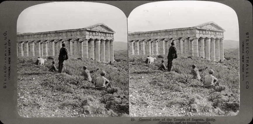 Architettura classica – templi greci (positivo) di anonimo (inizio XX)