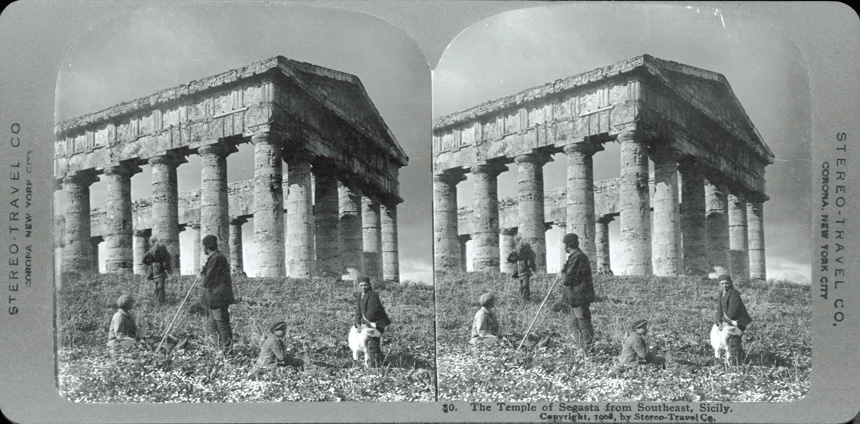 Architettura classica – templi greci (positivo) di anonimo (inizio XX)