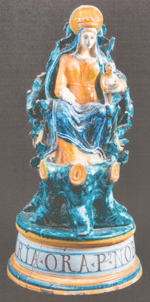 Madonna con il Bambino (statuetta devozionale, opera isolata) di Caselli Arminio (prima metà XVII)