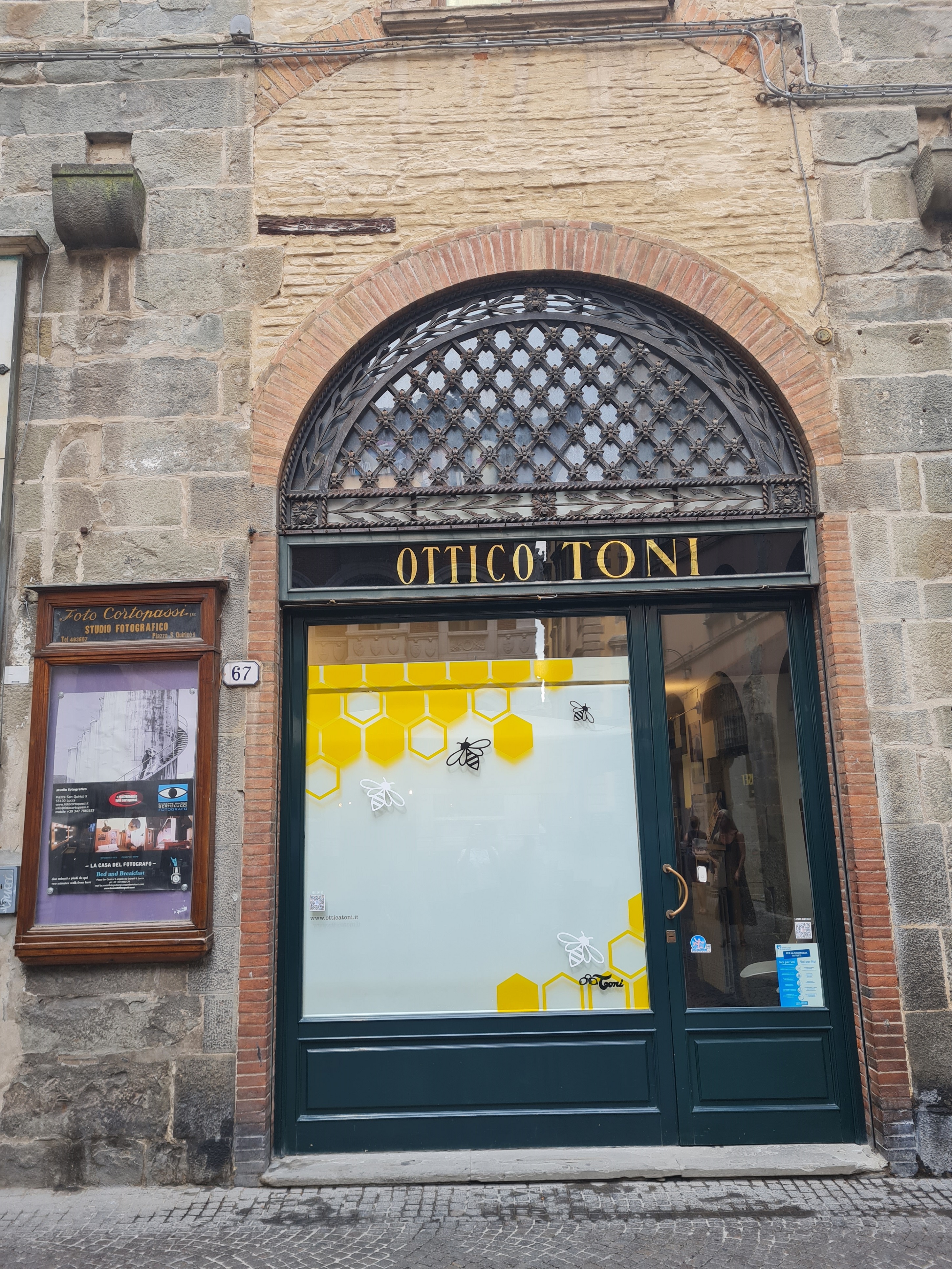 bottega, negozio di ottica, Ottica Toni (inizio XX)