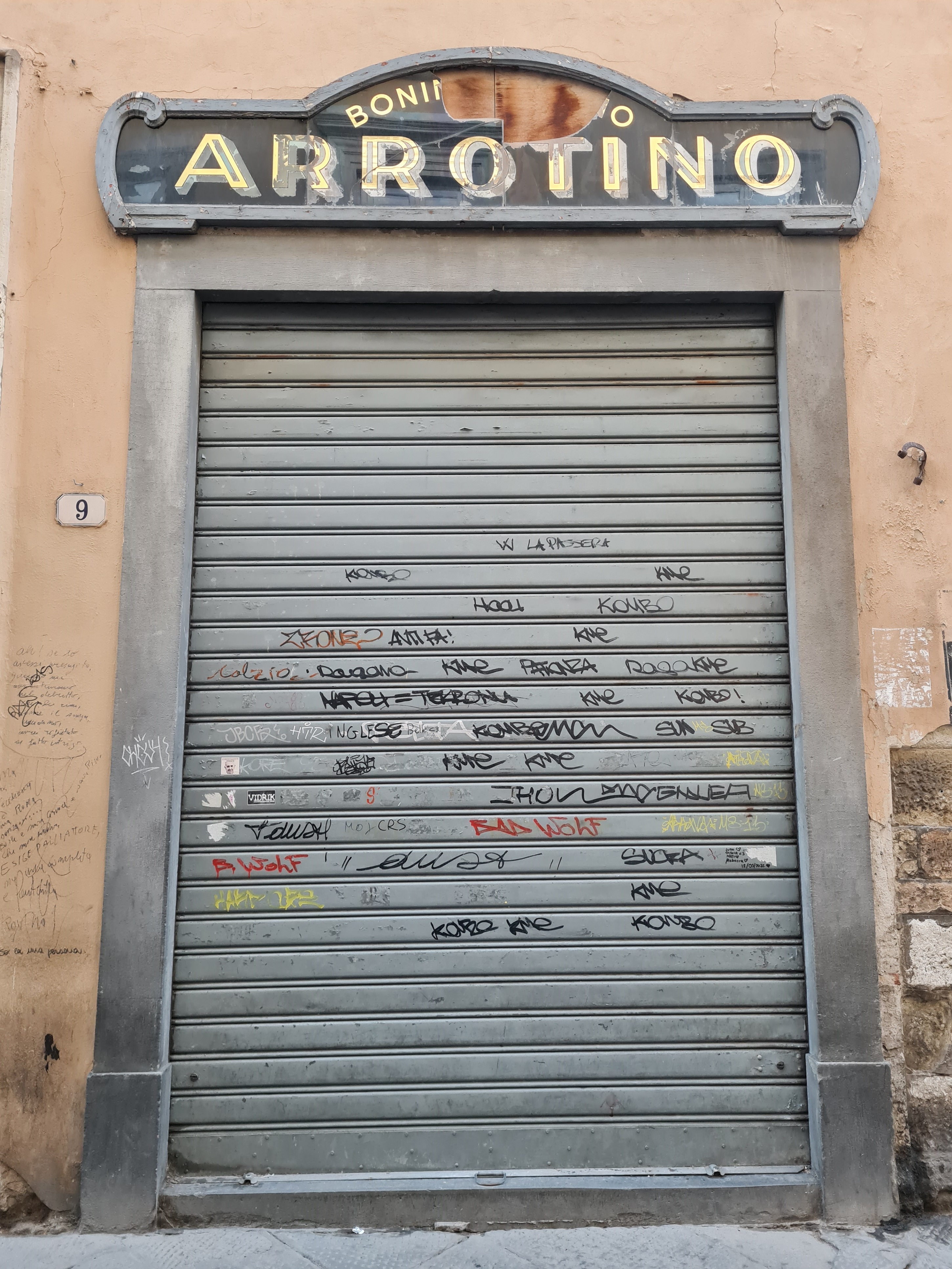 bottega, coltelleria, Coltelleria Zoppi di Crimi Emanuele ed Eleonora snc (ex), Bonini Romano Arrotino (denominazione originaria storica) (terzo quarto XIX)