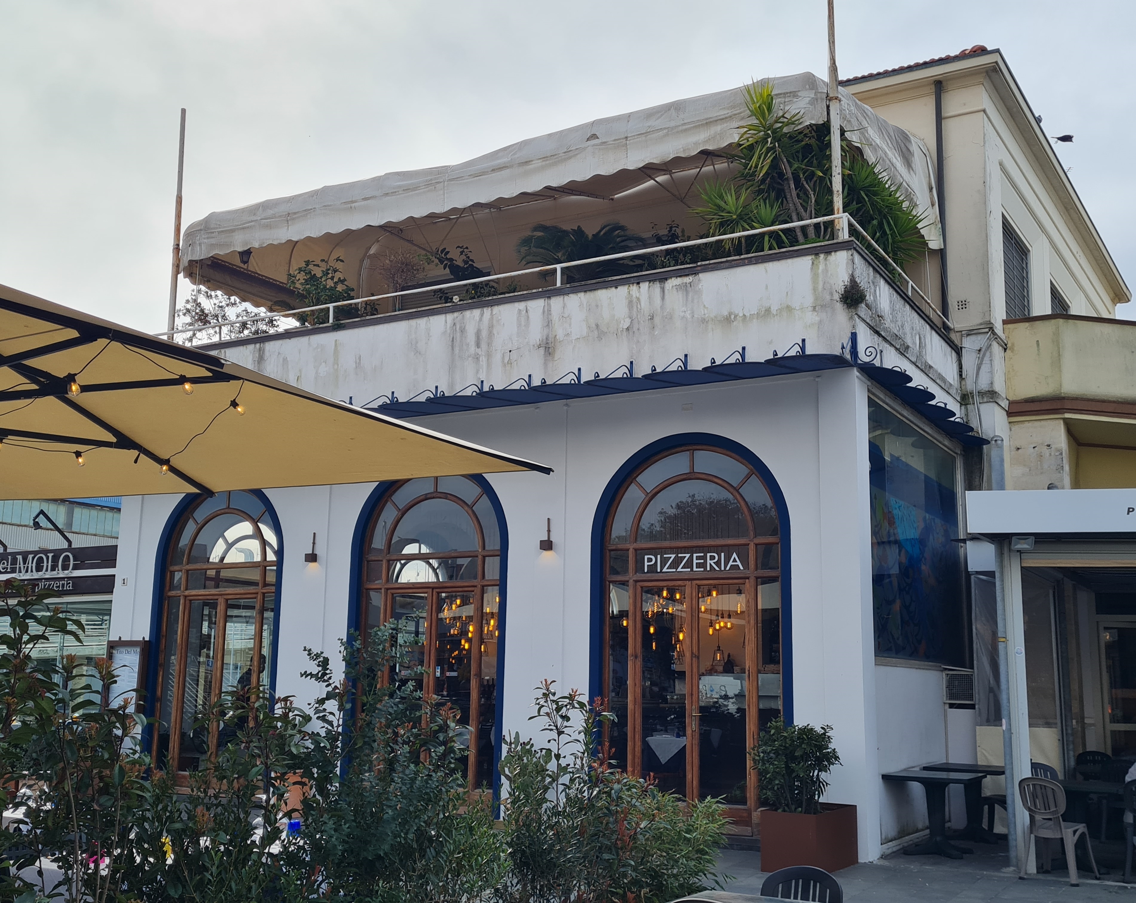 ristorante, Ristorante Tito del Molo, Cinema Nereo (ex), Sorbetteria Napoletana (denominazione originaria storica) (fine XIX)