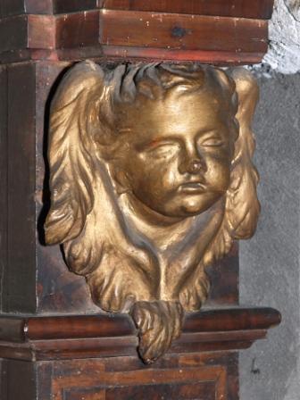 Cherubino (scultura, elemento d'insieme) di Baroncini Vincenzo (maniera) (metà Sec. XVIII)