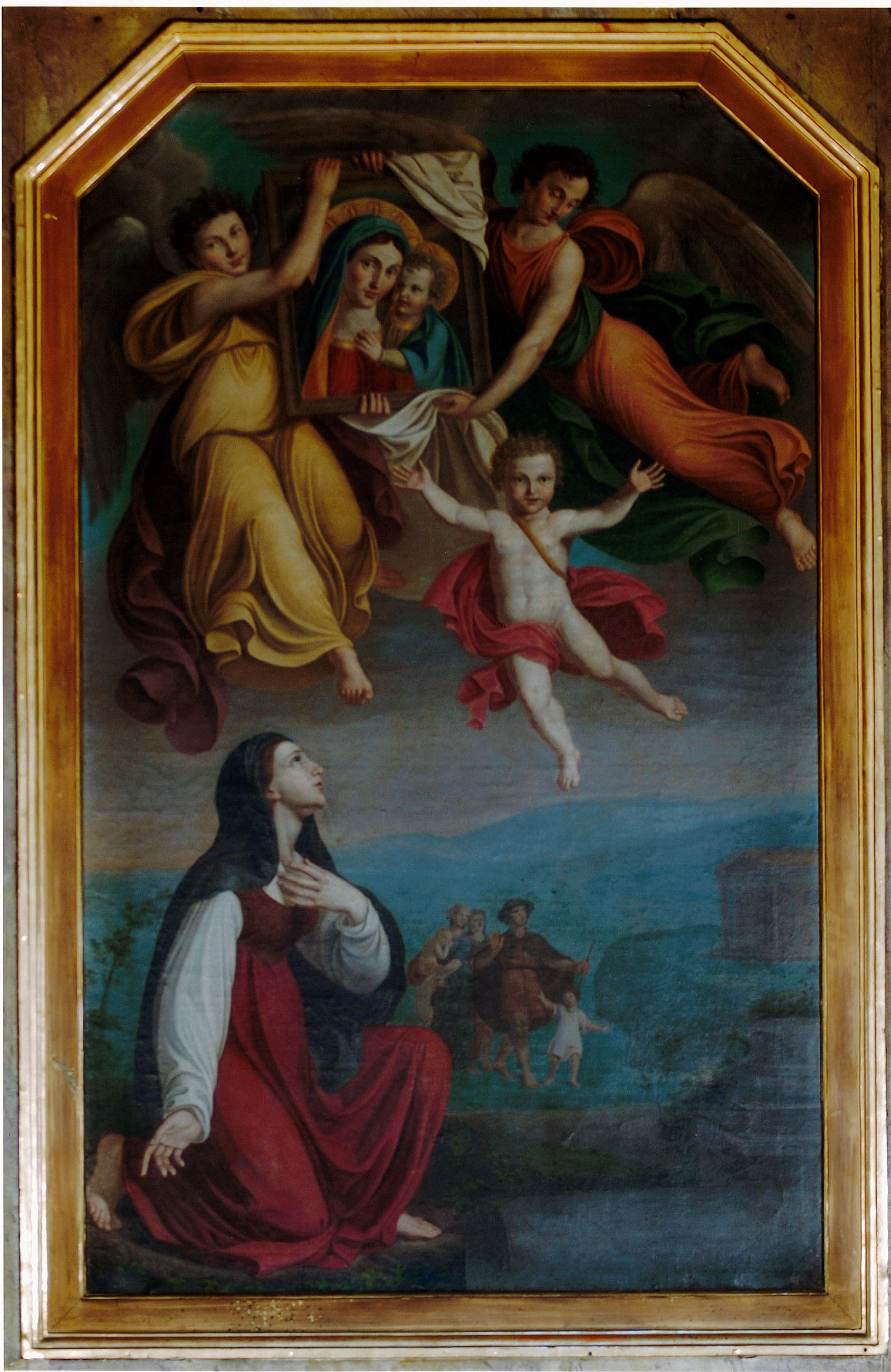 Madonna del Buon Consiglio (dipinto) di Moriggia Giovanni (attribuito) (seconda metà Sec. XIX)