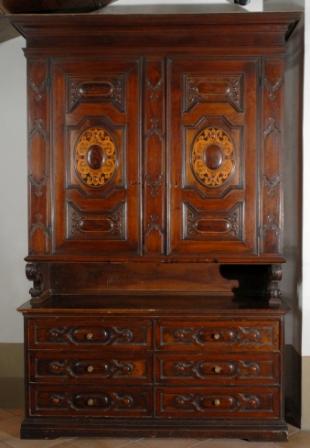 armadio di sacrestia - ambito bergamasco (fine Sec. XVIII)