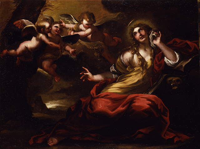 Maddalena penitente (dipinto, opera isolata) di Castello Valerio (bottega) (metà XVII)