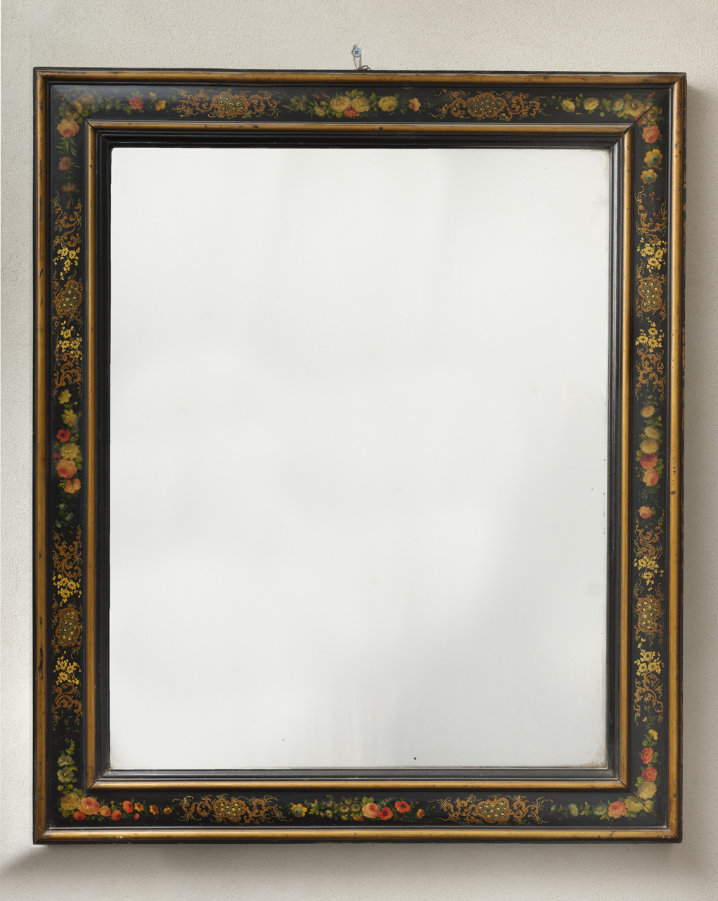 specchiera, opera isolata - manifattura ligure (metà XIX)