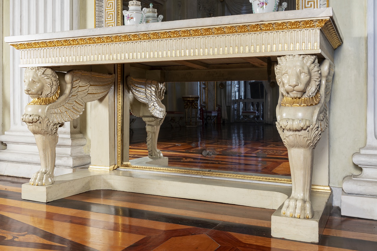 console, coppia di Canzio Michele (maniera) (anni quaranta XIX)