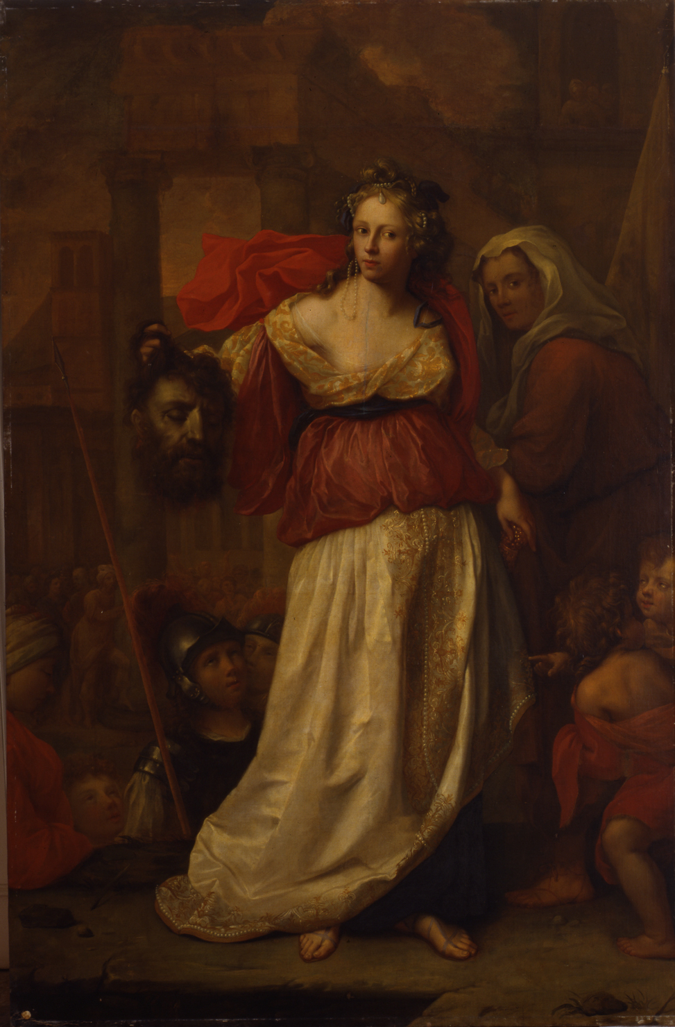 Giuditta con la testa di Oloferne (dipinto, opera isolata) di Willingh, Nicolaes (seconda metà XVII)