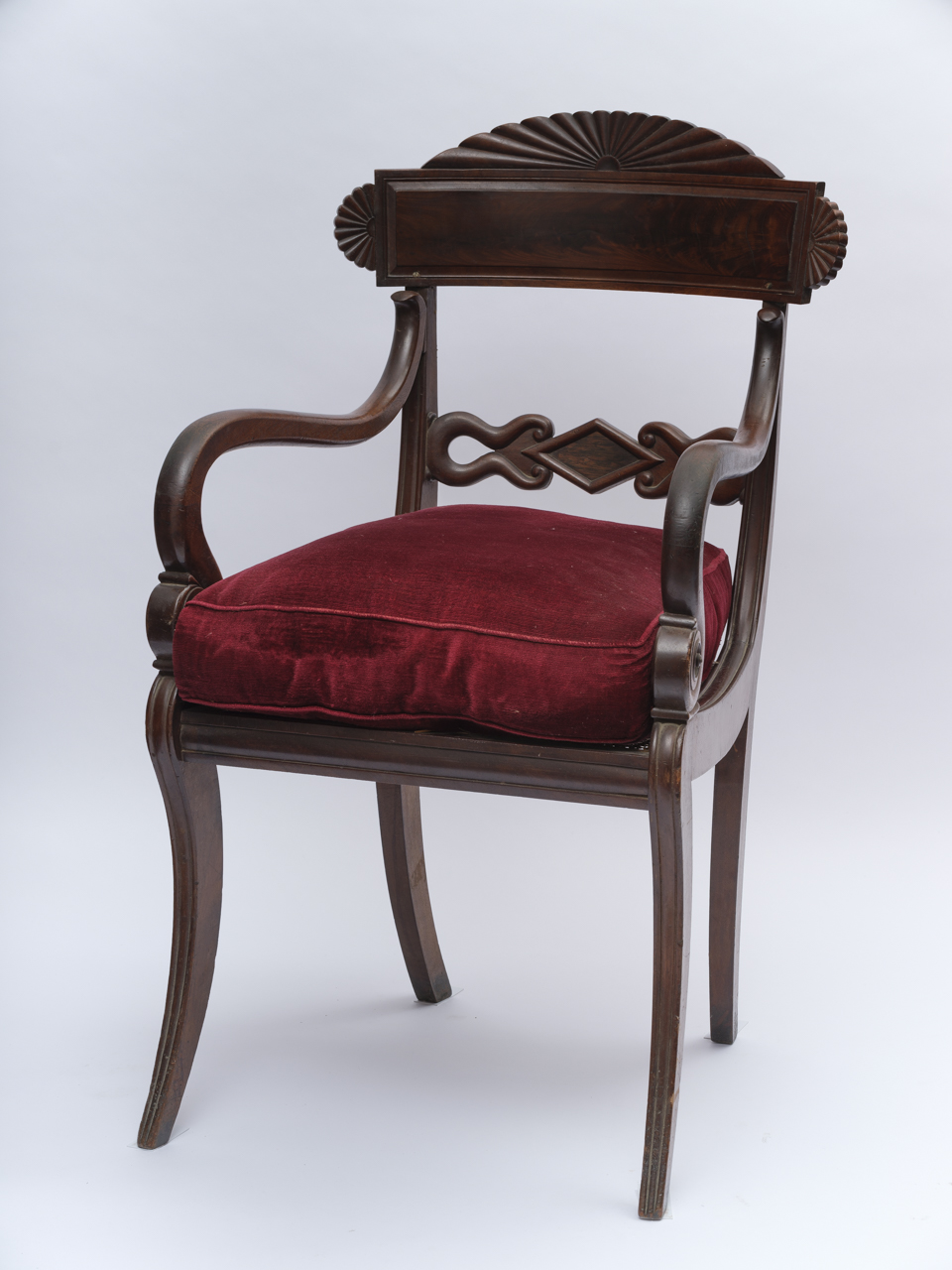 poltrona, opera isolata - bottega genovese (primo quarto XIX)