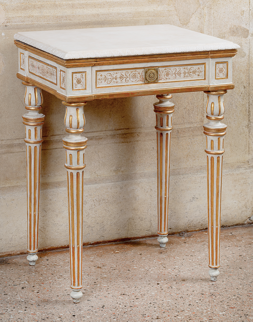 tavolino, opera isolata - manifattura piemontese (fine XVIII)