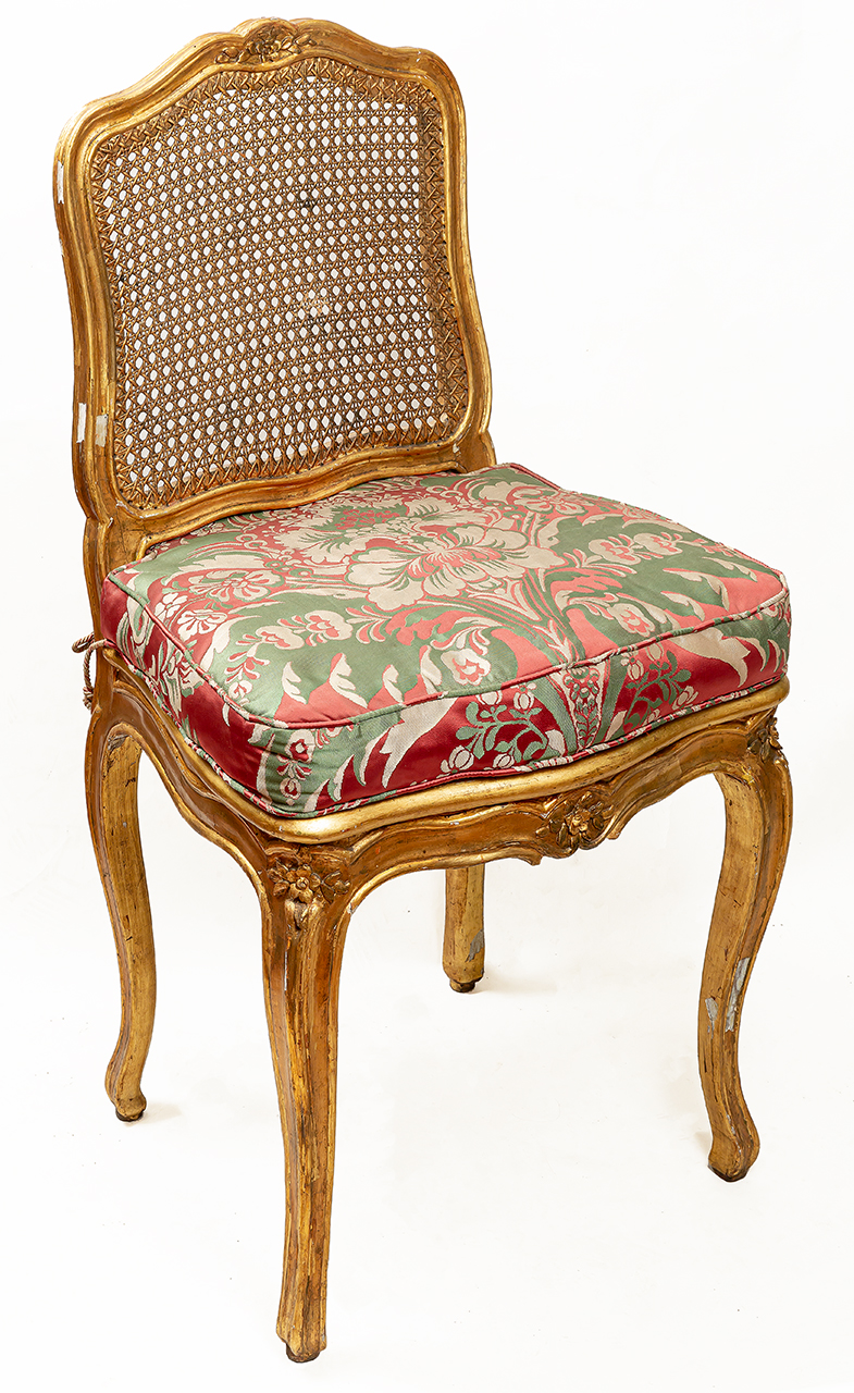 sedia, opera isolata - bottega liguro-piemontese (fine/ inizio XVIII-XIX)