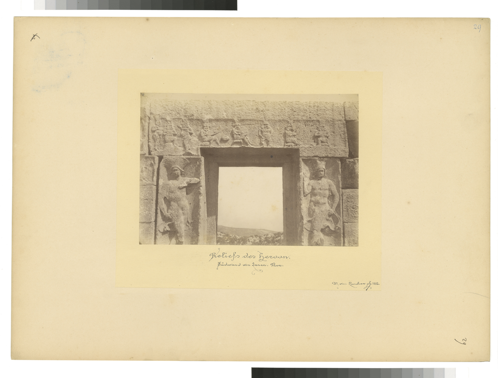 Scavi archeologici - Turchia - 1882 (positivo, elemento-parte componente, tavola/ quinto) di Luschan, Felix von (ultimo quarto XIX)