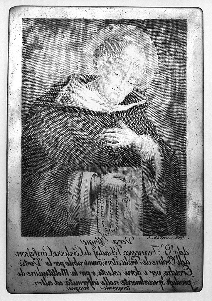 beato Francesco di Possadas (matrice) di Foraboschi Giuseppe (sec. XIX)
