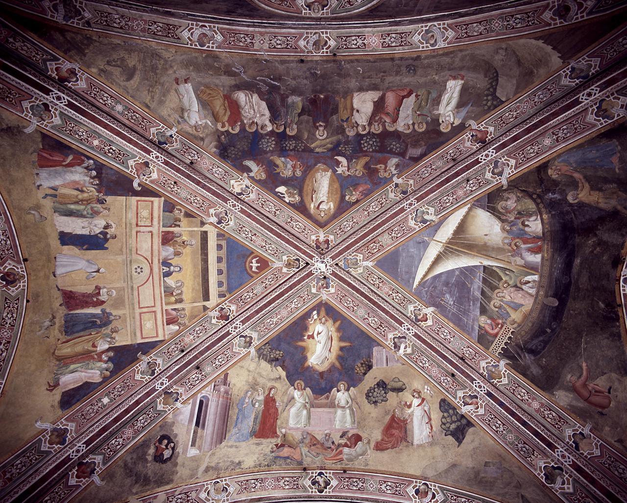 Agnus Dei (dipinto) di Bonaiuti Andrea detto Andrea da Firenze, Antonio Veneziano (sec. XIV)