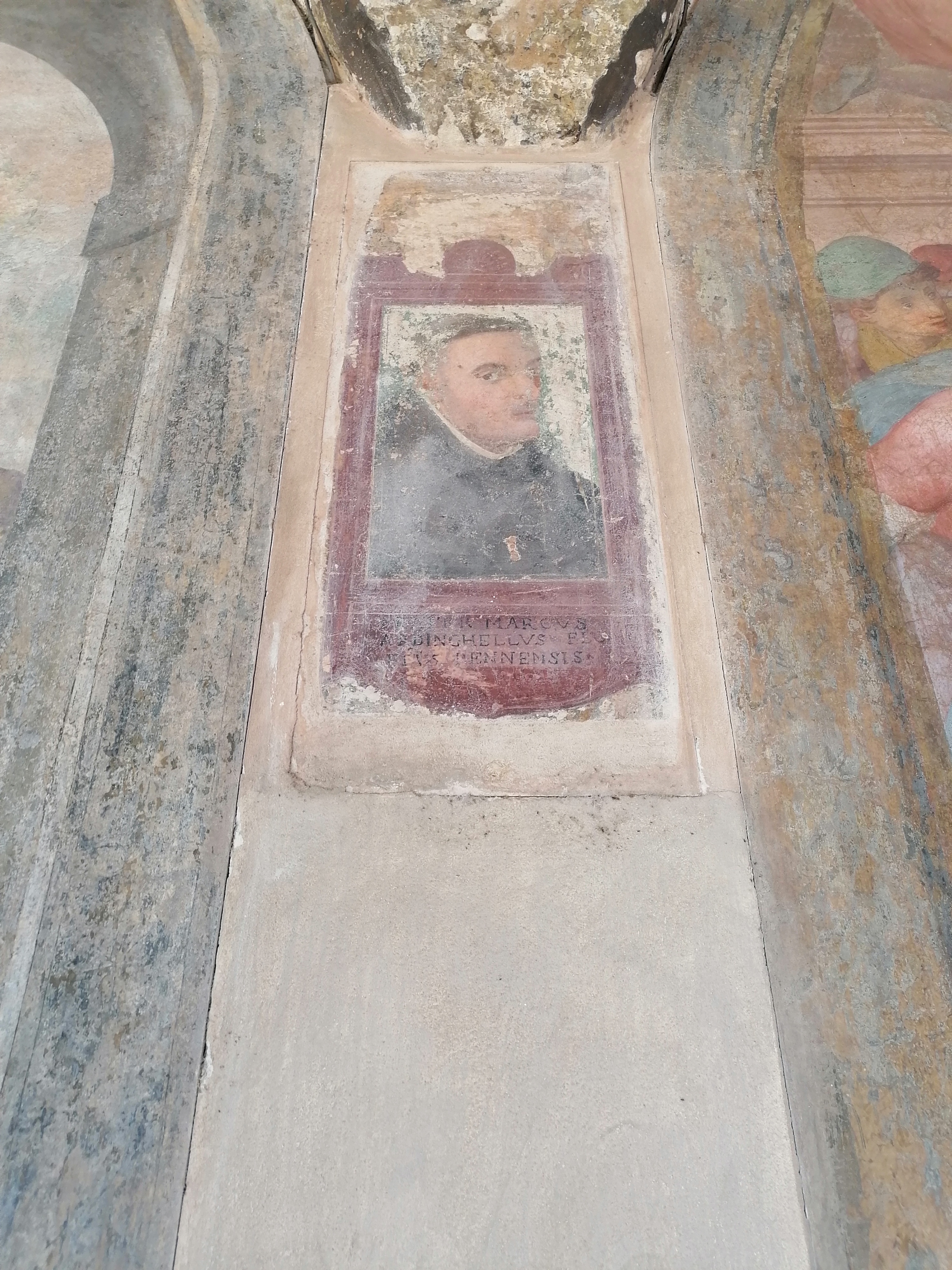ritratto di frate Marco Ardinghelli vescovo di Penna (dipinto, frammento) - ambito fiorentino (sec. XVI)