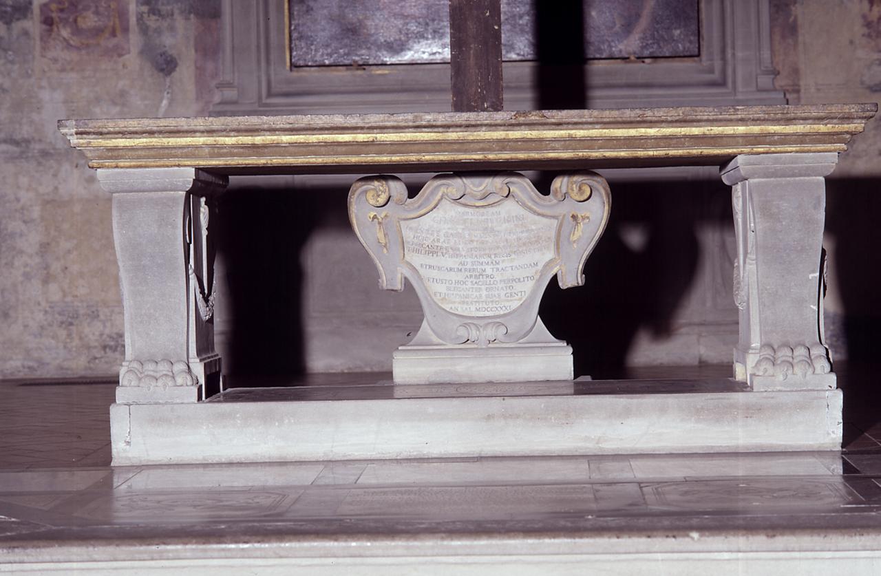 altare - a mensa - produzione fiorentina (sec. XVI)