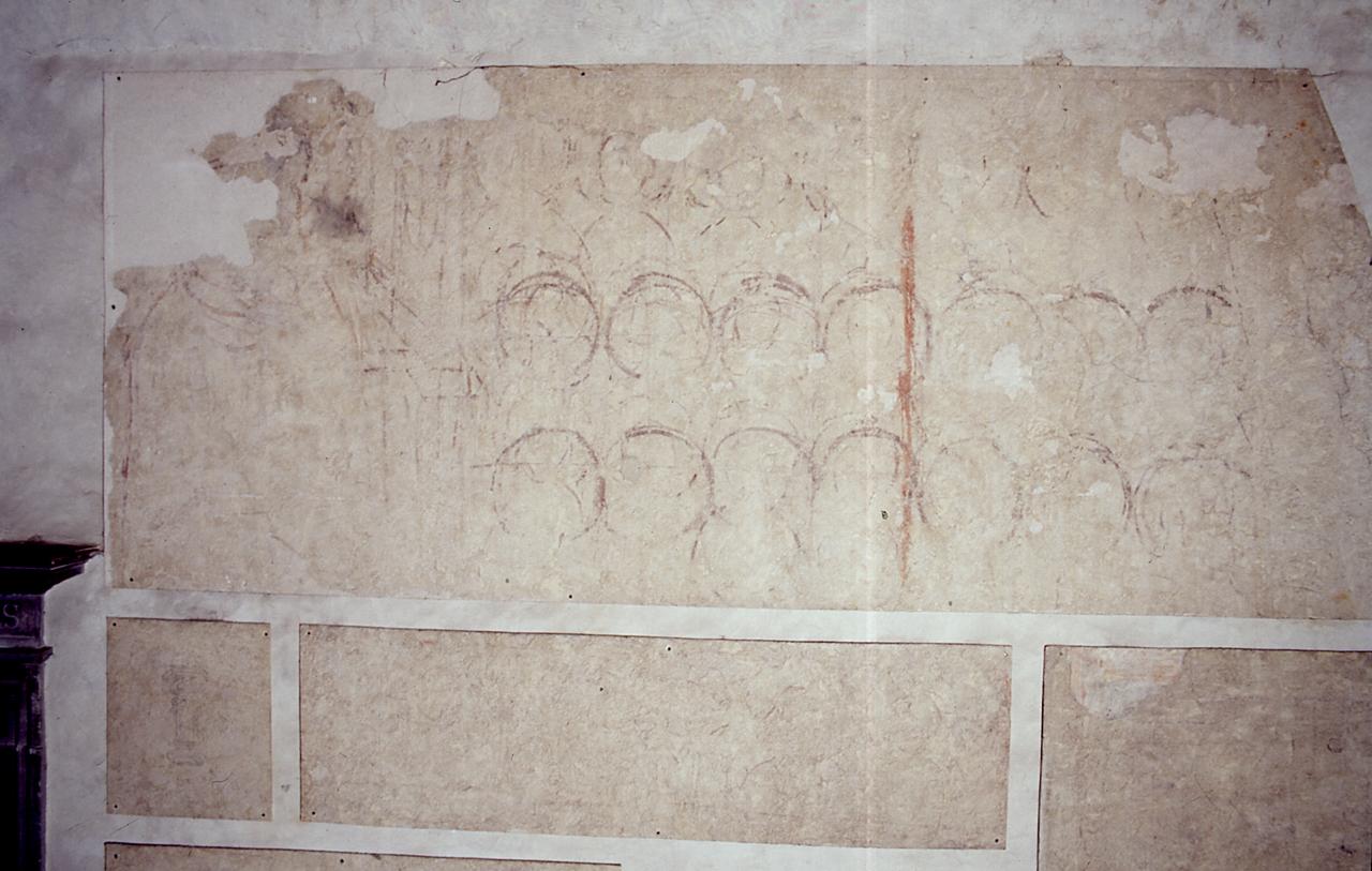 sinopia, frammento di Nardo di Cione (sec. XIV)