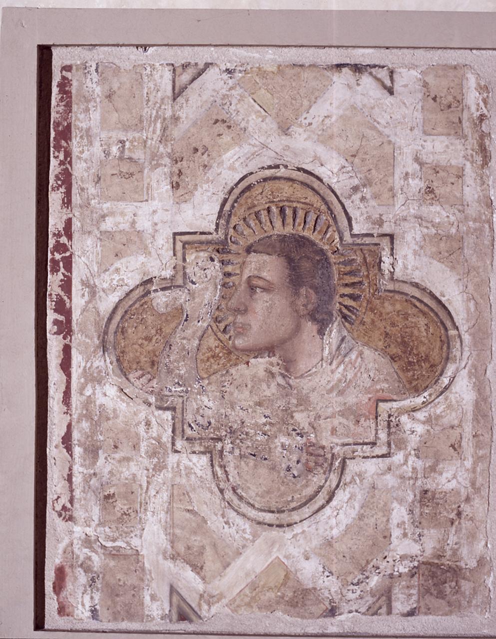 Elia (?) (dipinto, frammento) di Andrea di Cione detto Andrea Orcagna (e aiuti) (sec. XIV)