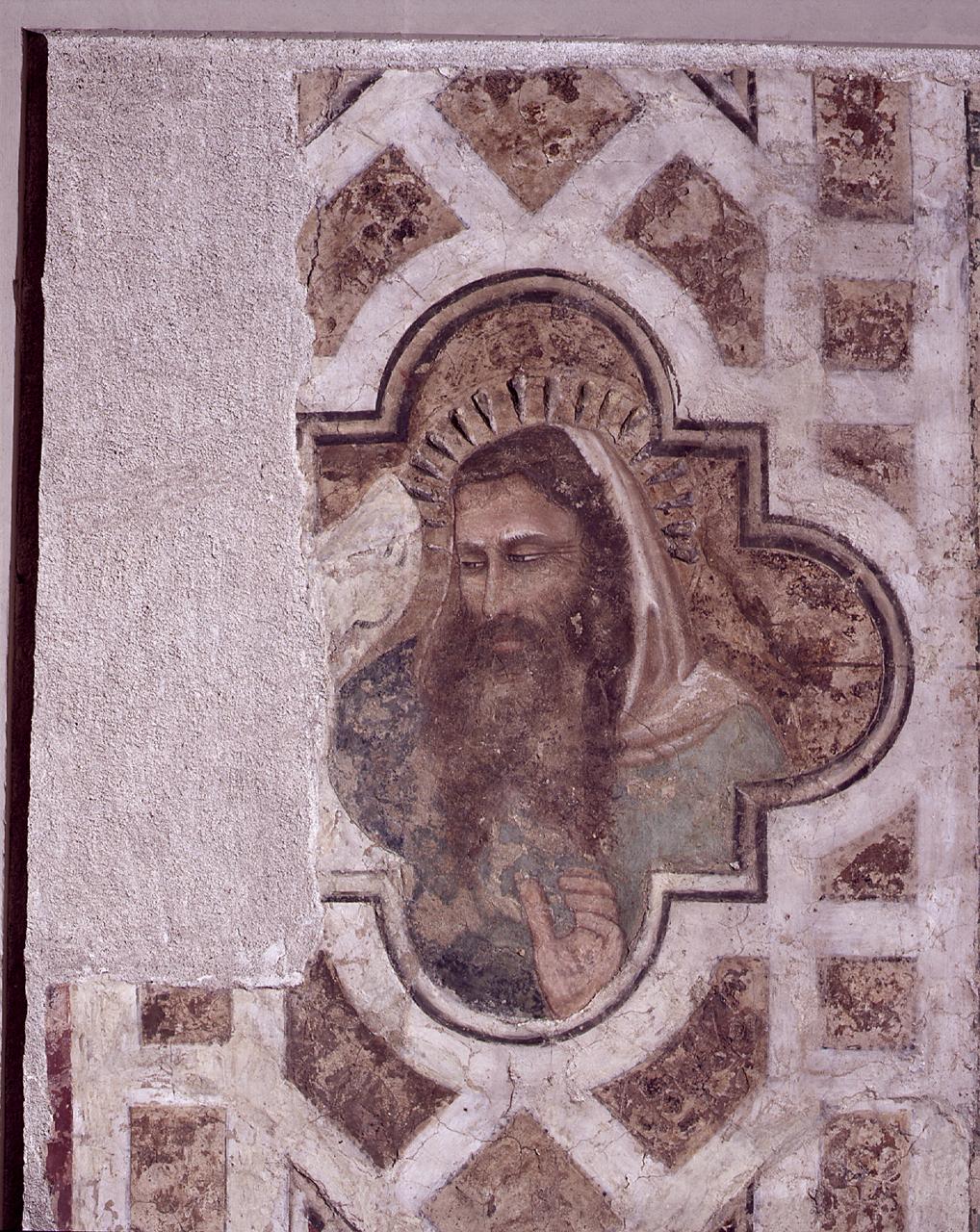 profeta (?) (dipinto, frammento) di Andrea di Cione detto Andrea Orcagna (e aiuti) (sec. XIV)
