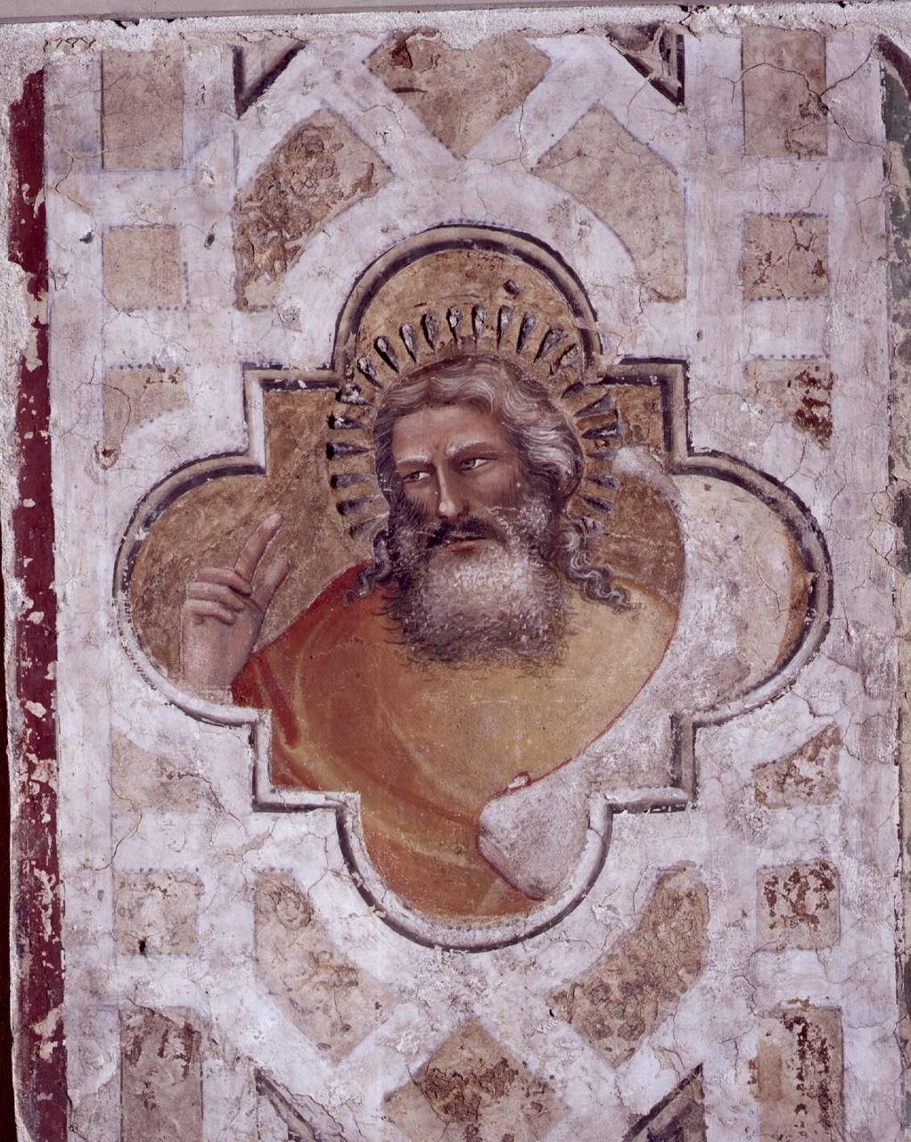 profeta (dipinto, frammento) di Andrea di Cione detto Andrea Orcagna (e aiuti) (sec. XIV)