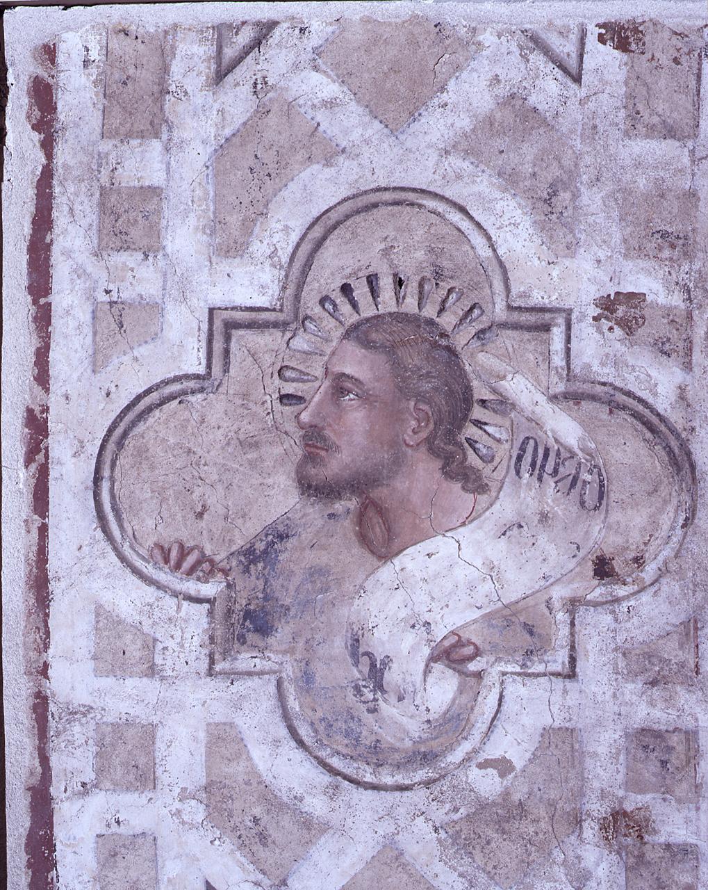 profeta (dipinto, frammento) di Andrea di Cione detto Andrea Orcagna (e aiuti) (sec. XIV)