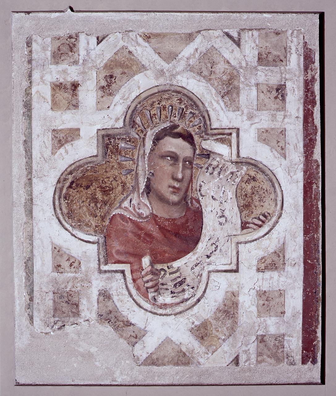 profeta (dipinto, frammento) di Andrea di Cione detto Andrea Orcagna (e aiuti) (sec. XIV)