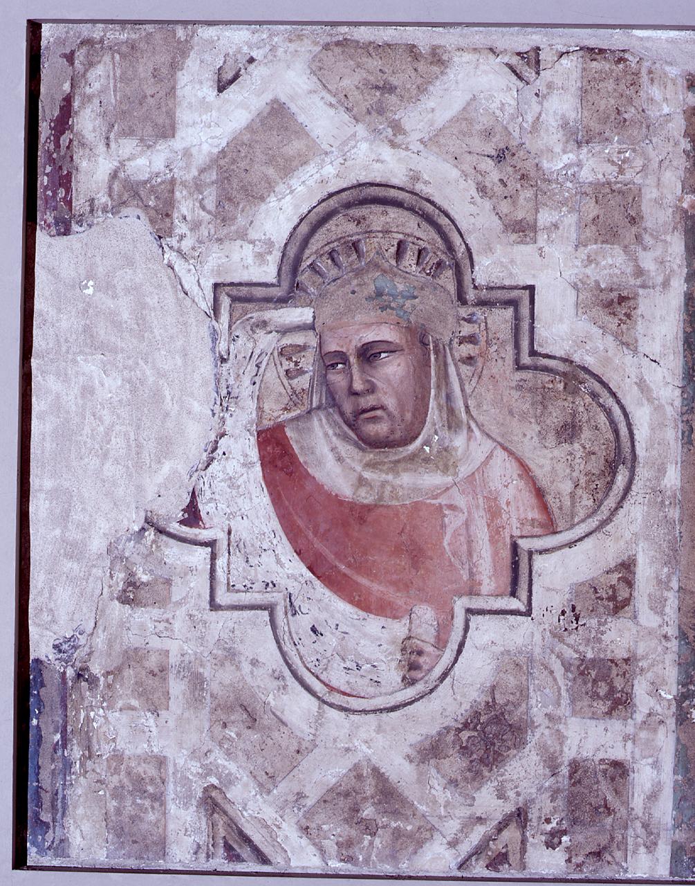 profeta (dipinto, frammento) di Andrea di Cione detto Andrea Orcagna (e aiuti) (sec. XIV)