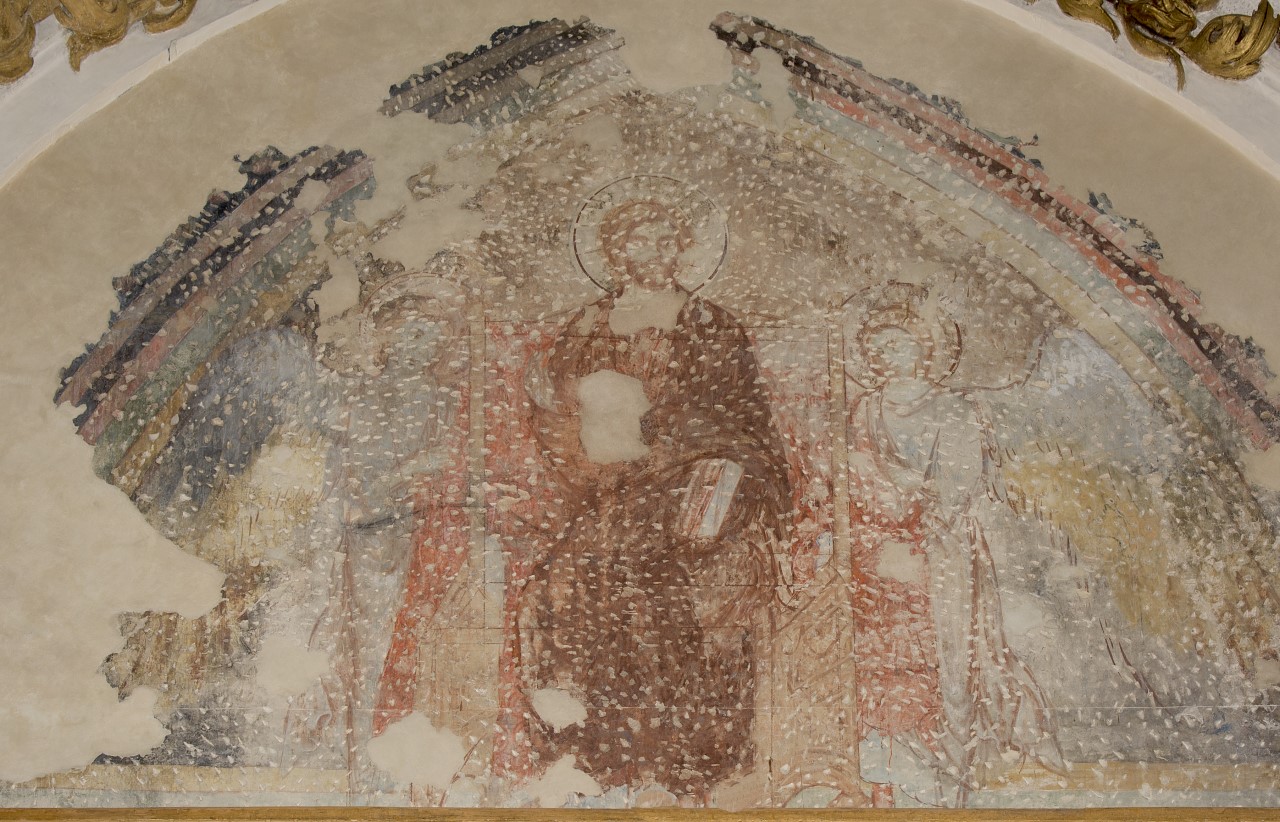 Cristo in trono (dipinto) di Cenni di Pepo detto Cimabue (bottega) (fine sec. XIII)