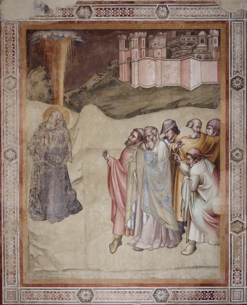 San Gregorio Magno prega sul colle Scauro (dipinto) di Cenni di Pepo detto Cimabue (bottega) (fine sec. XIII)