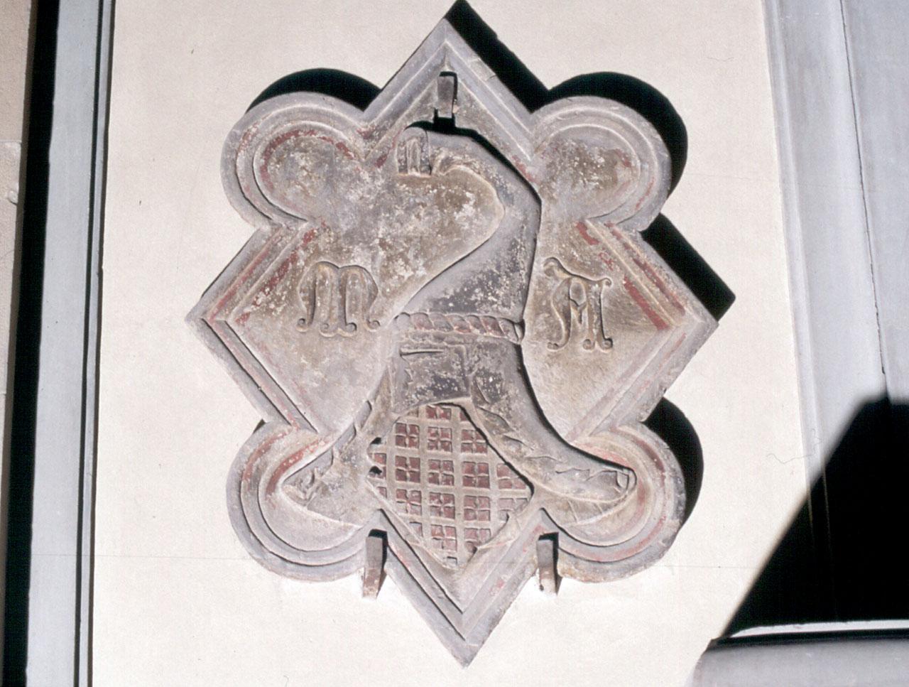 stemma gentilizio della famiglia Cavalcanti (rilievo) - bottega fiorentina (sec. XIV)