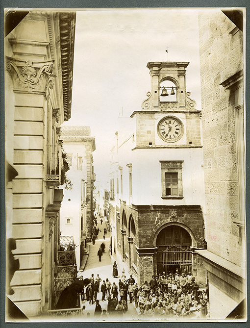 Putignano - torre dell'orologio (positivo) di Anonimo (XIX)