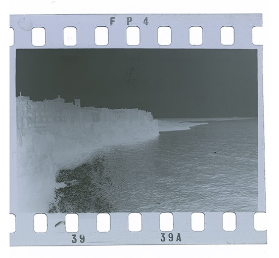 Polignano a Mare - Veduta panoramica (negativo) di Anonimo (XX)