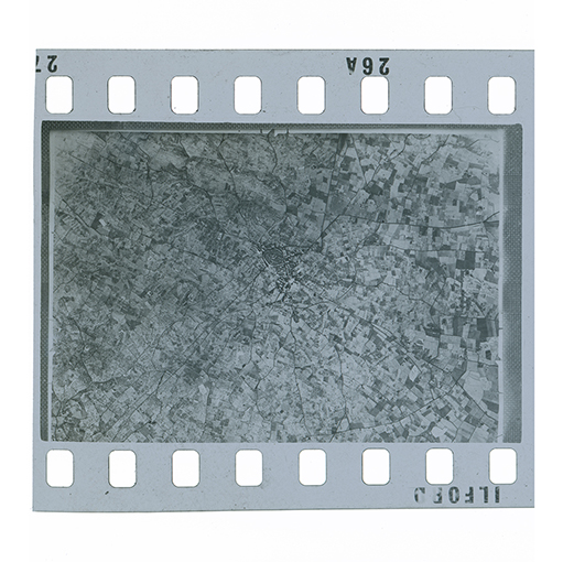 Putignano - Veduta aerea (negativo) di Anonimo (XX)