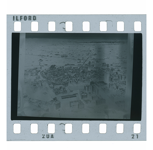 Putignano - Veduta aerea (negativo) di Anonimo (XX)