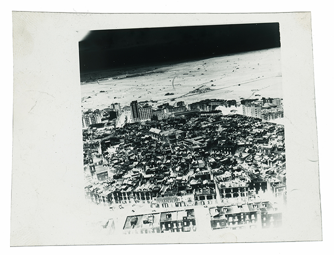 Putignano - Veduta aerea (negativo) di Anonimo (XX)