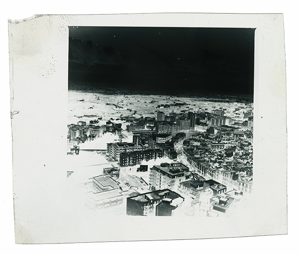 Putignano - Veduta aerea della città (negativo) di Anonimo (XX)