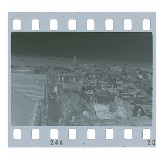 Putignano - Veduta panoramica della città (negativo) di Anonimo (XX)