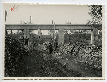 Andria - Lavori per la fognatura -Ponte canale (positivo) di Anonimo (XX)