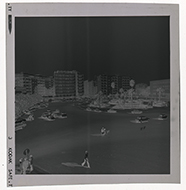 Bari - Piazza Giulio Cesare (negativo) di Ficarelli fotostampa studio fotografico (XX)