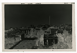 Bari - Faro di San Cataldo e veduta del quartiere (negativo) di Ficarelli, Michele (XX)