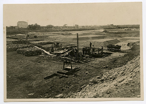 Bari - Costruzione linea ferroviaria Bari Barletta? (positivo) di Anonimo (XIX/ XX)