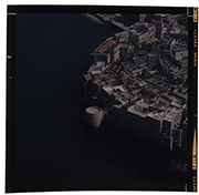 Molfetta - veduta aerea del Torrione Passari (diapositiva) di Ramosini, Vitaliano, Stagnani, Vittorio (XX)