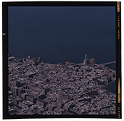 Trani - veduta aerea del centro storico (diapositiva) di Ramosini, Vitaliano, Stagnani, Vittorio (XX)
