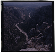 Laterza (Taranto) - veduta aerea della gravina (diapositiva) di Ramosini, Vitaliano, Stagnani, Vittorio (XX)