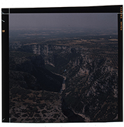 Laterza (Taranto) - veduta aerea della gravina (diapositiva) di Ramosini, Vitaliano, Stagnani, Vittorio (XX)