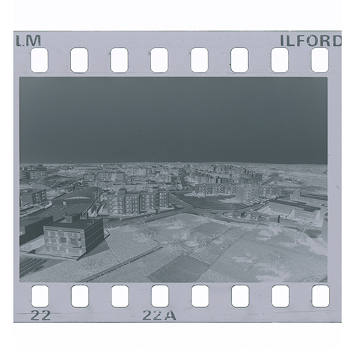 Putignano - Veduta panoramica dei nuovi quartieri (negativo) di Anonimo (XX)