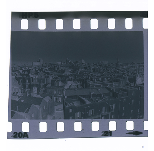 Putignano - Veduta panoramica del centro storico (negativo) di Anonimo (XX)