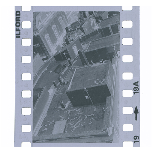 Putignano - Veduta panoramica del centro storico (negativo) di Anonimo (XX)